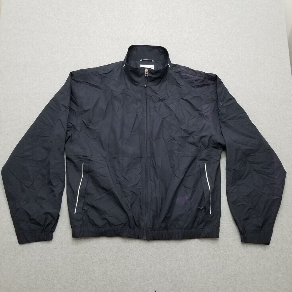 Cutter & Buck‎ Jacket Mens XL Blue Windbreaker Full Zip Pockets Outdoor